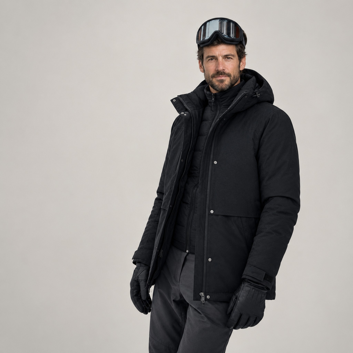 JACKET PUFFER 3-IN-1 NORTHPEAK COLD AVENUE MEN'S