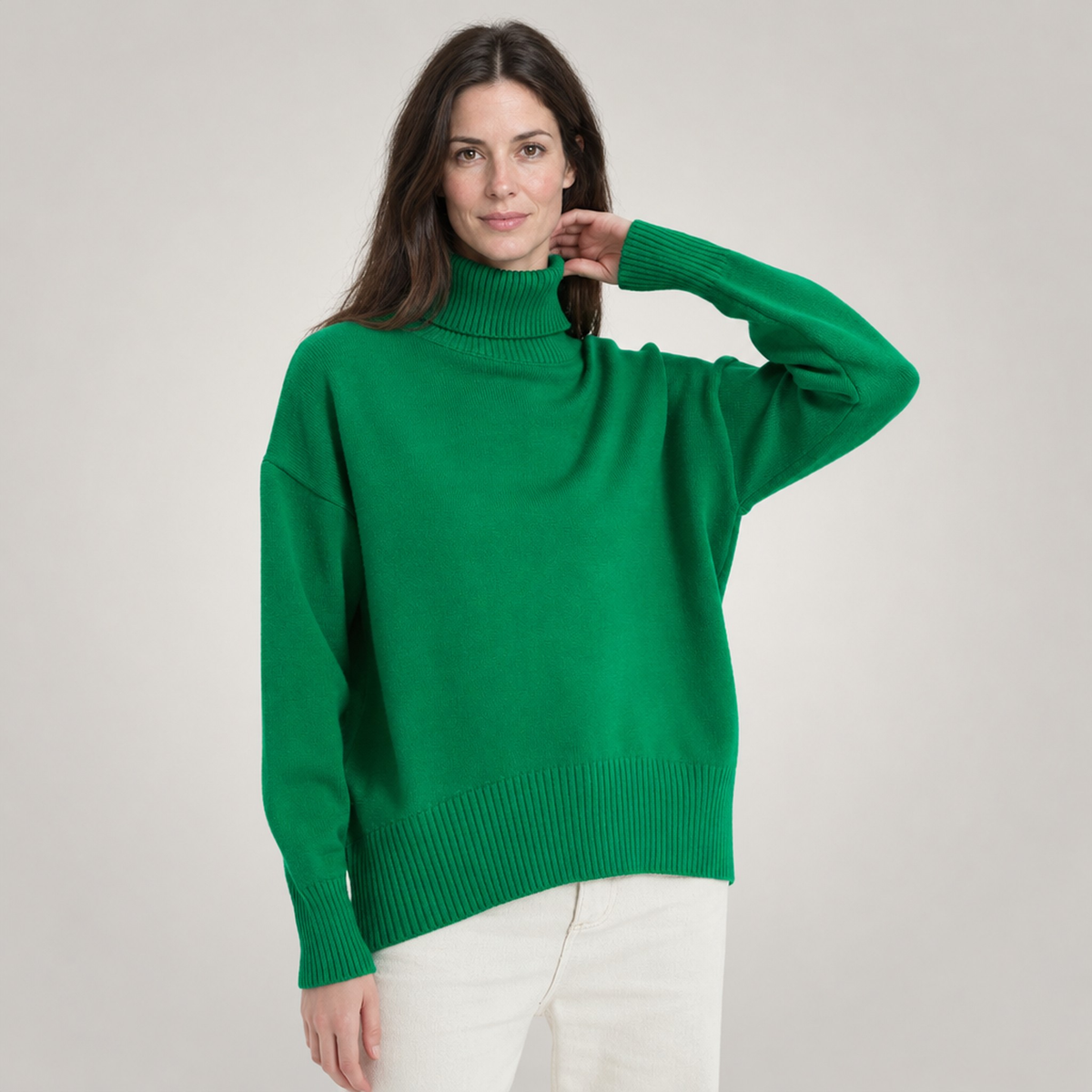T-SHIRT NORTHPEAK GOLA ALTA WOMEN'S GREEN