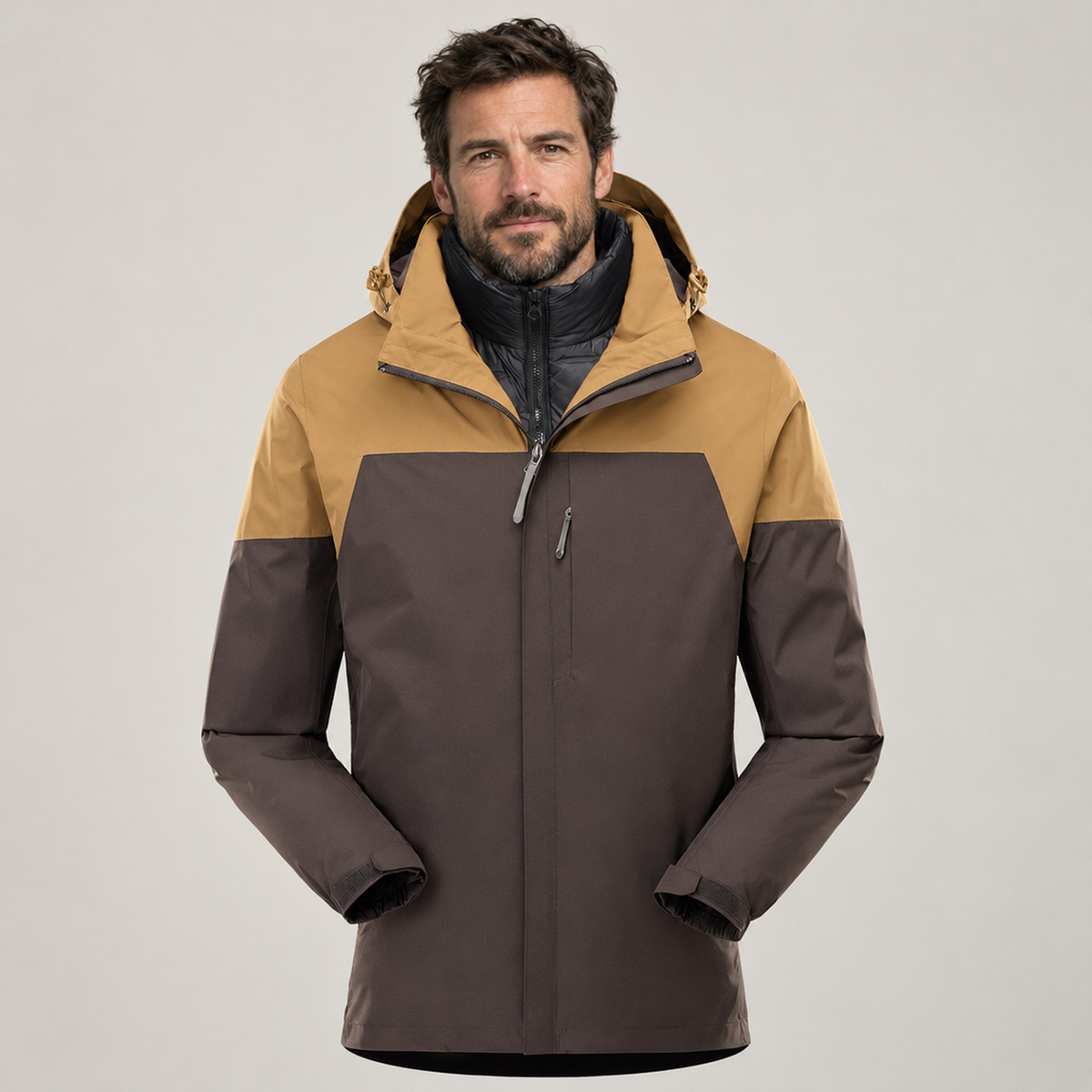 JACKET 3-IN-1 PUFFER NORTHPEAK ALPINE MEN'S