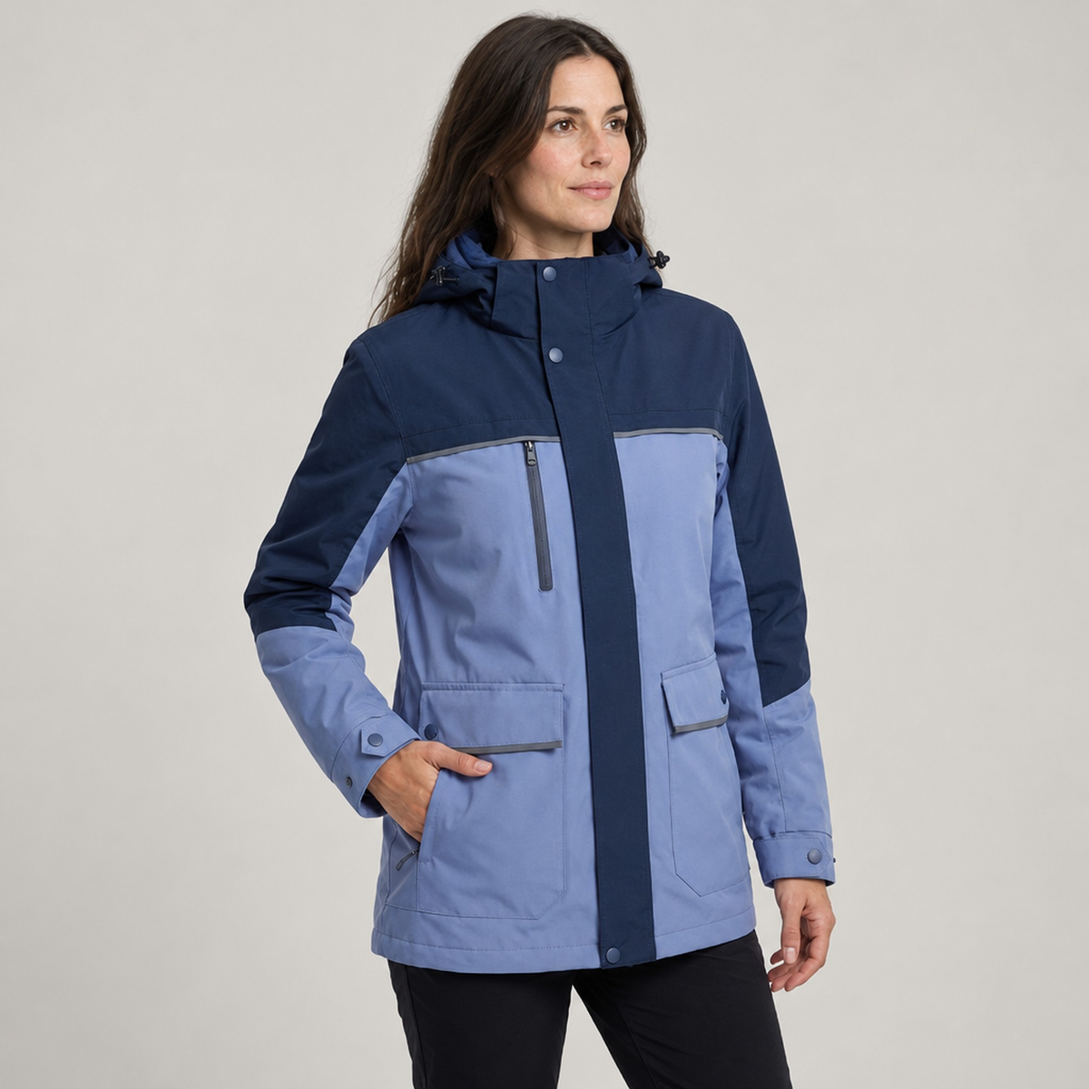 JACKET PUFFER 3-IN-1 NORTHPEAK HYBRID WOMEN'S
