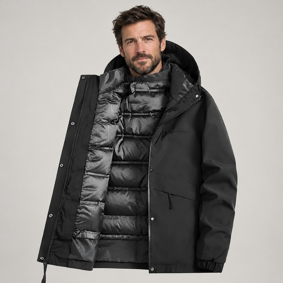 JACKET PUFFER 3-IN-1 NORTHPEAK GLACIER MEN'S