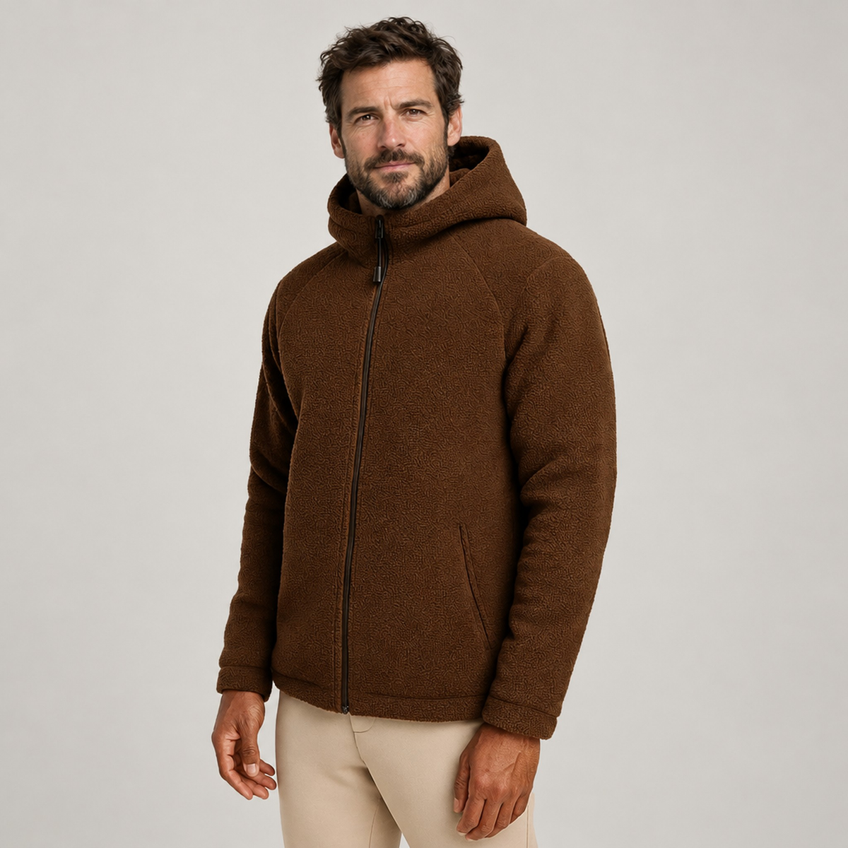 JACKET NORTHPEAK FLEECE HOODED MEN'S