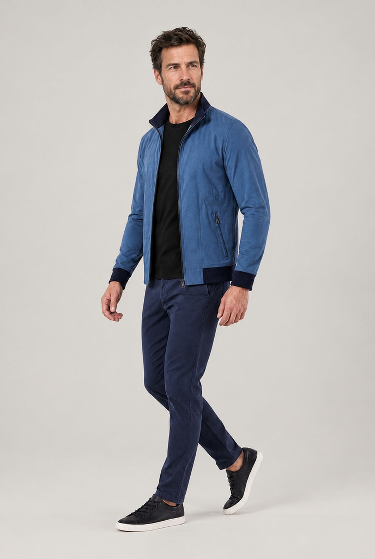 JACKET NORTHPEAK BOMBER PLAID LINING MEN'S