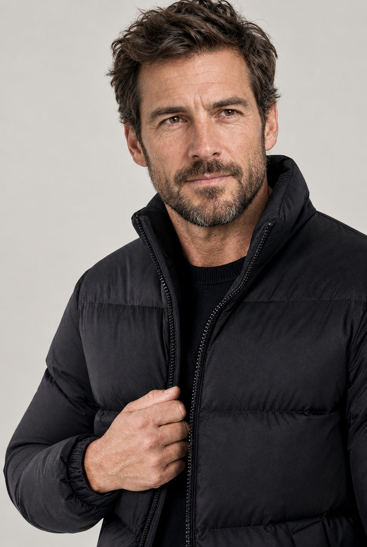 JACKET NORTHPEAK HIGH COLLAR PUFFER MEN'S