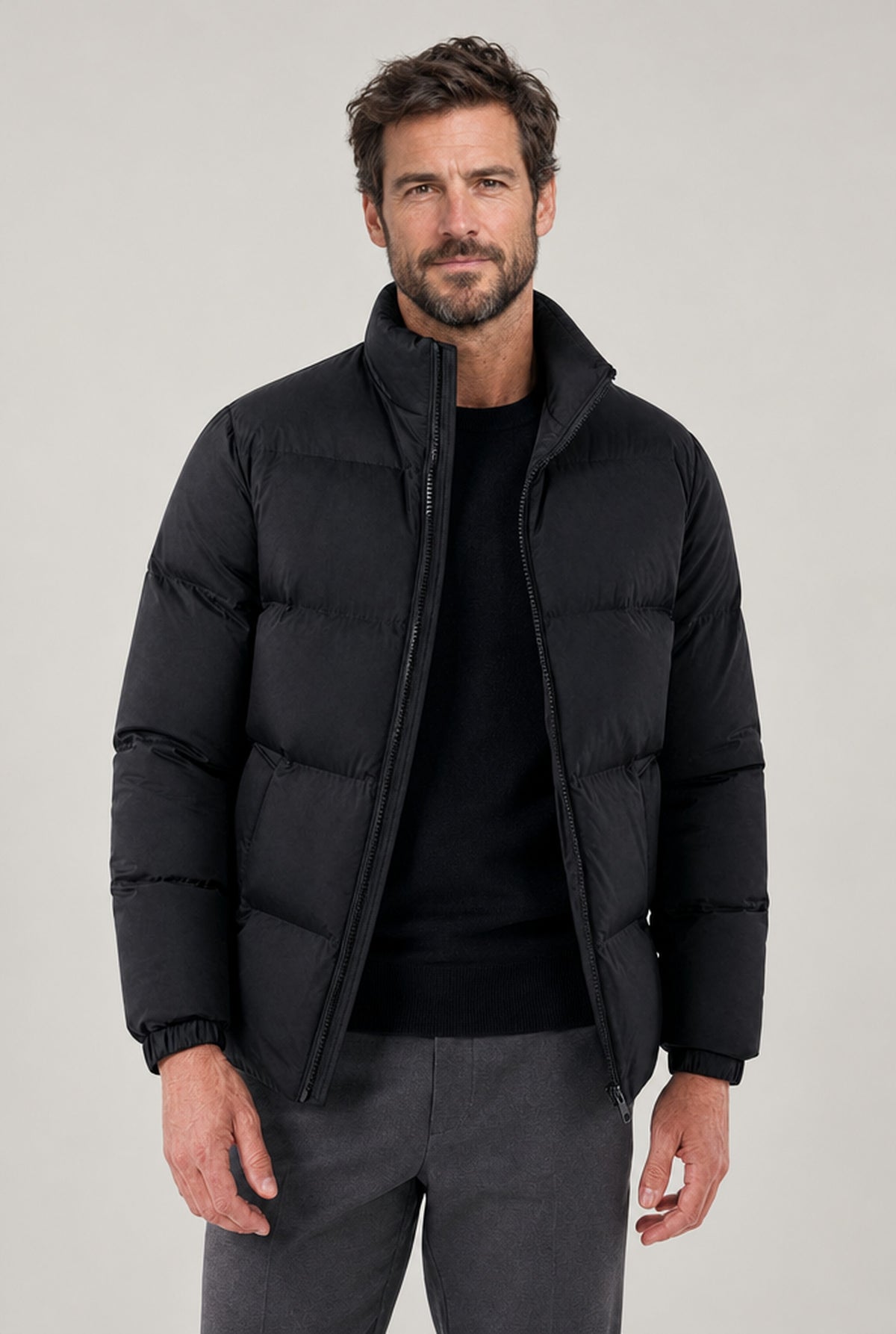 JACKET NORTHPEAK HIGH COLLAR PUFFER MEN'S