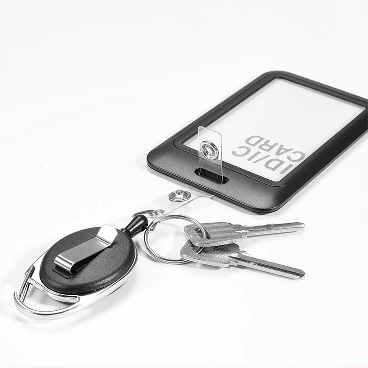 Ski Pass Holder W/ Retractable Clip - view 4