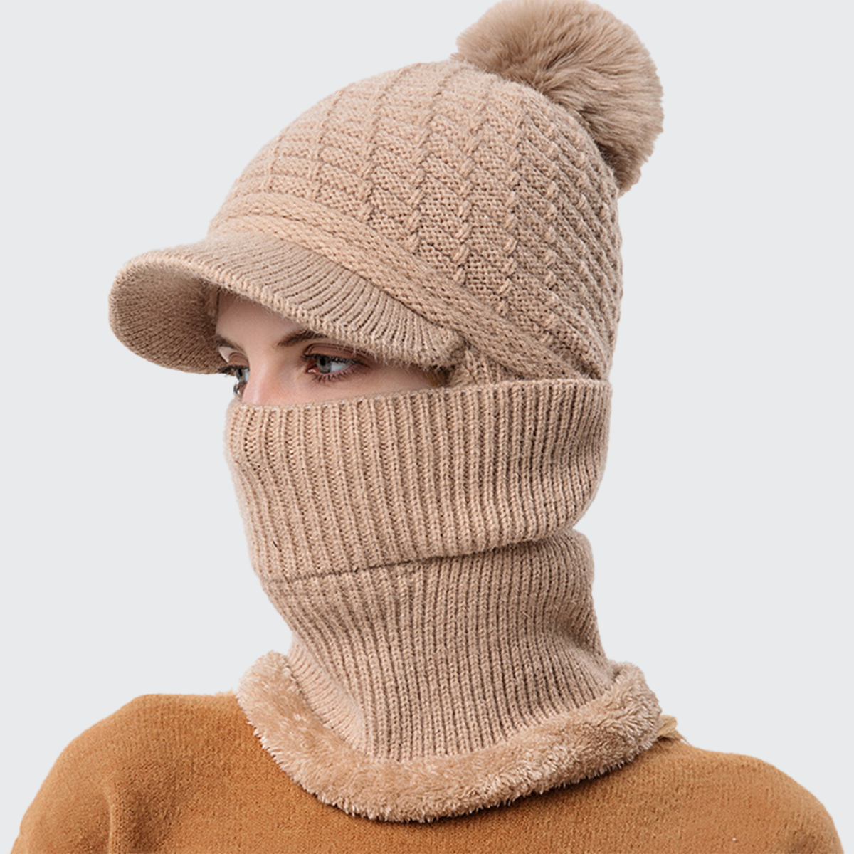 BEANIE/SCARF NORTHPEAK TRICOT WOMEN'S