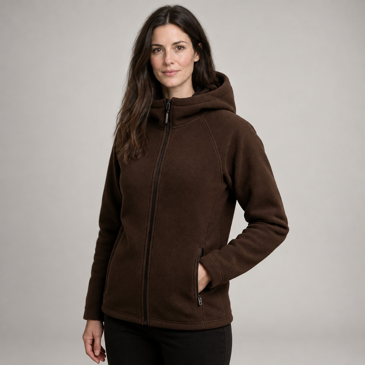 JACKET NORTHPEAK FLEECE HOODED WOMEN'S