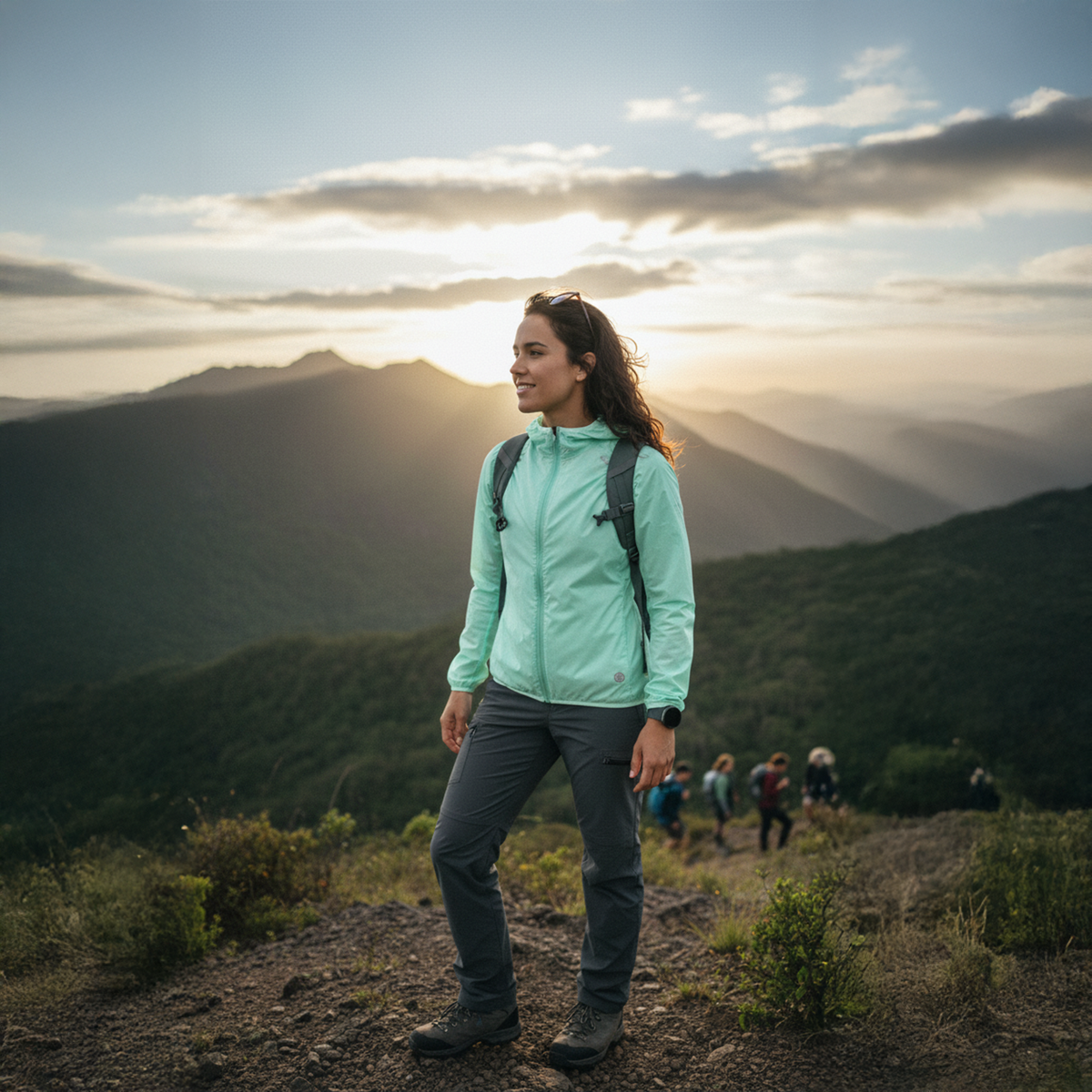 WINDBREAKER NORTHPEAK WHISPER WATERPROOF UV40+ WOMEN'S