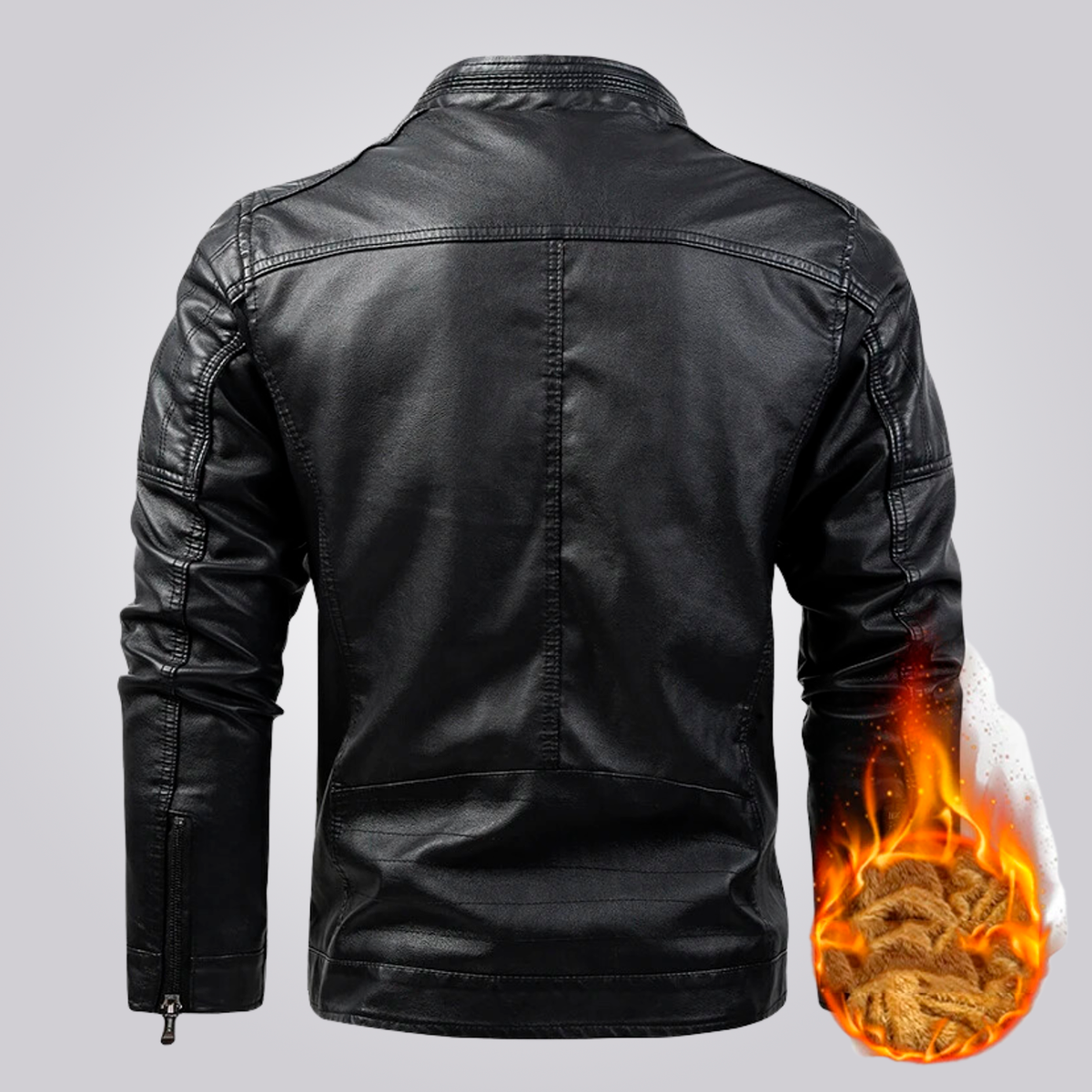 Jacket Authentic Faux Leather Men's - view 2