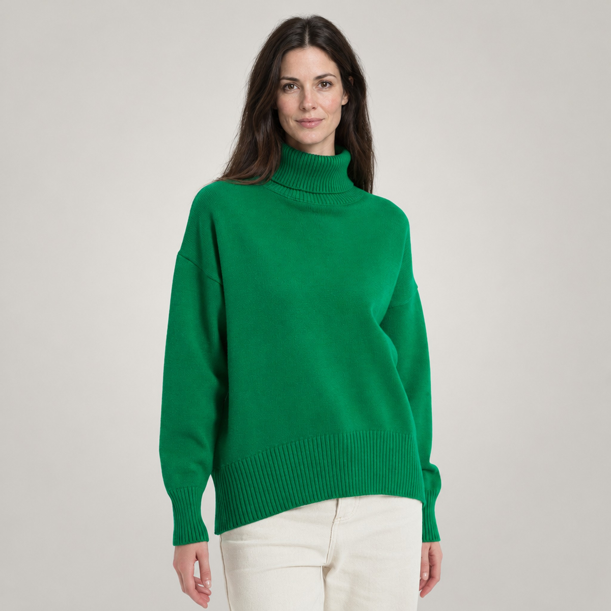 T-SHIRT NORTHPEAK GOLA ALTA WOMEN'S GREEN