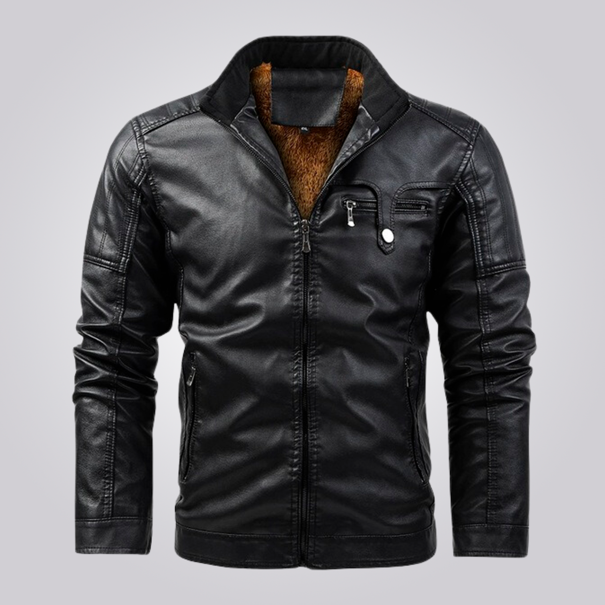 Jacket Authentic Faux Leather Men's