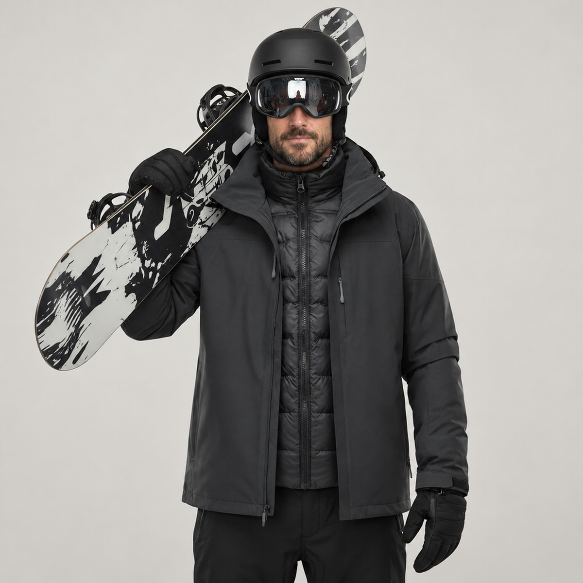 JACKET 3-IN-1 PUFFER NORTHPEAK ALPINE MEN'S