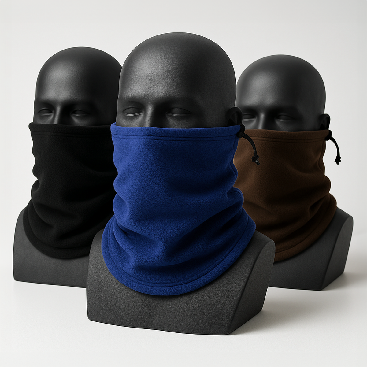 KIT 3x SCARF NORTHPEAK FLEECE NECK GAITER