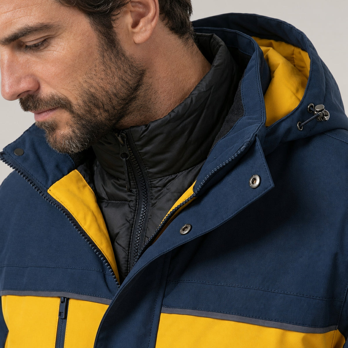 JACKET PUFFER 3-IN-1 NORTHPEAK HYBRID MEN'S