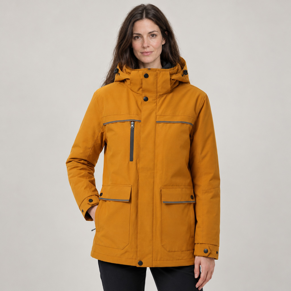 JACKET PUFFER 3-IN-1 NORTHPEAK HYBRID WOMEN'S