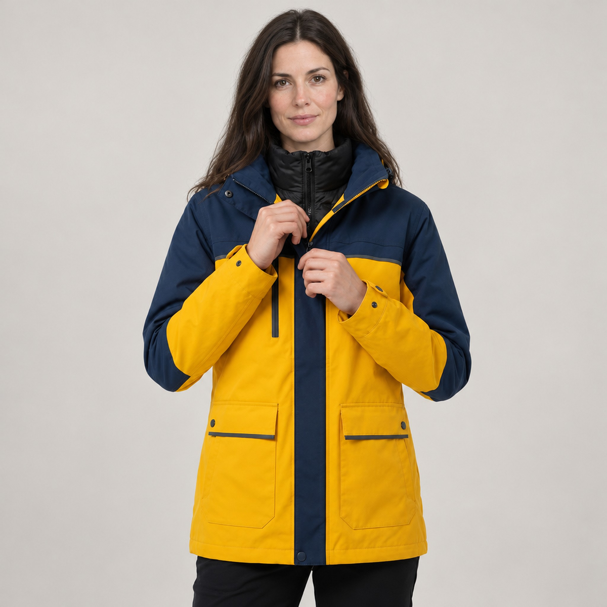 JACKET PUFFER 3-IN-1 NORTHPEAK HYBRID WOMEN'S