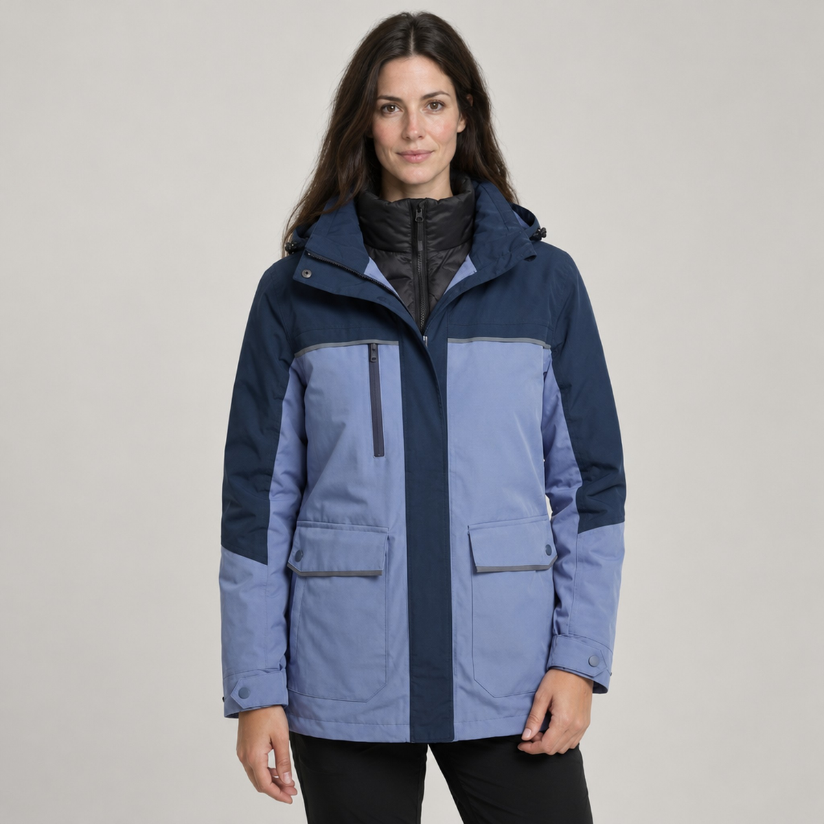 JACKET PUFFER 3-IN-1 NORTHPEAK HYBRID WOMEN'S