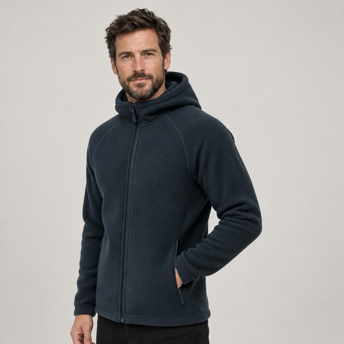 JACKET NORTHPEAK FLEECE HOODED MEN'S