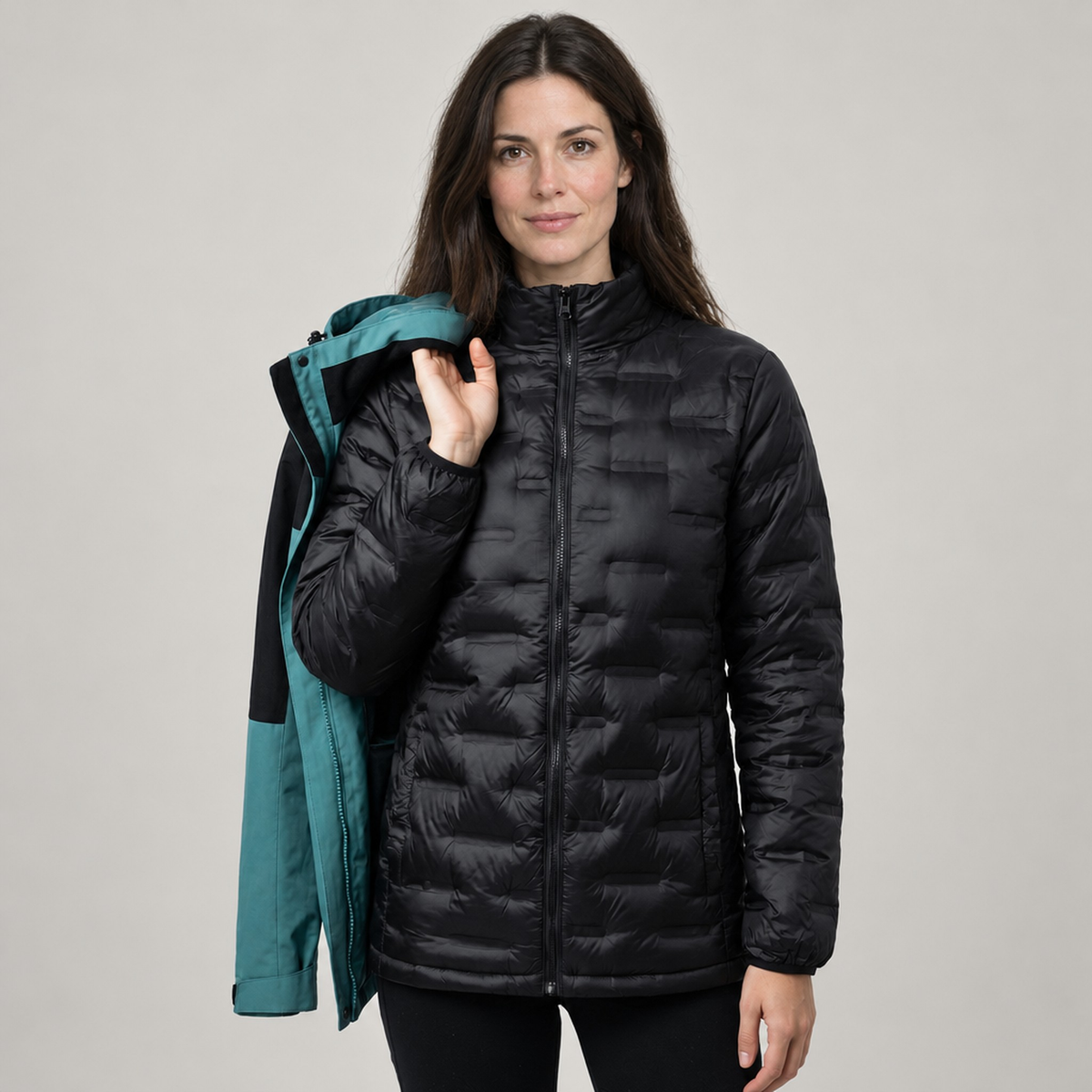 JACKET 3-IN-1 PUFFER NORTHPEAK OUTLANDER WOMEN'S
