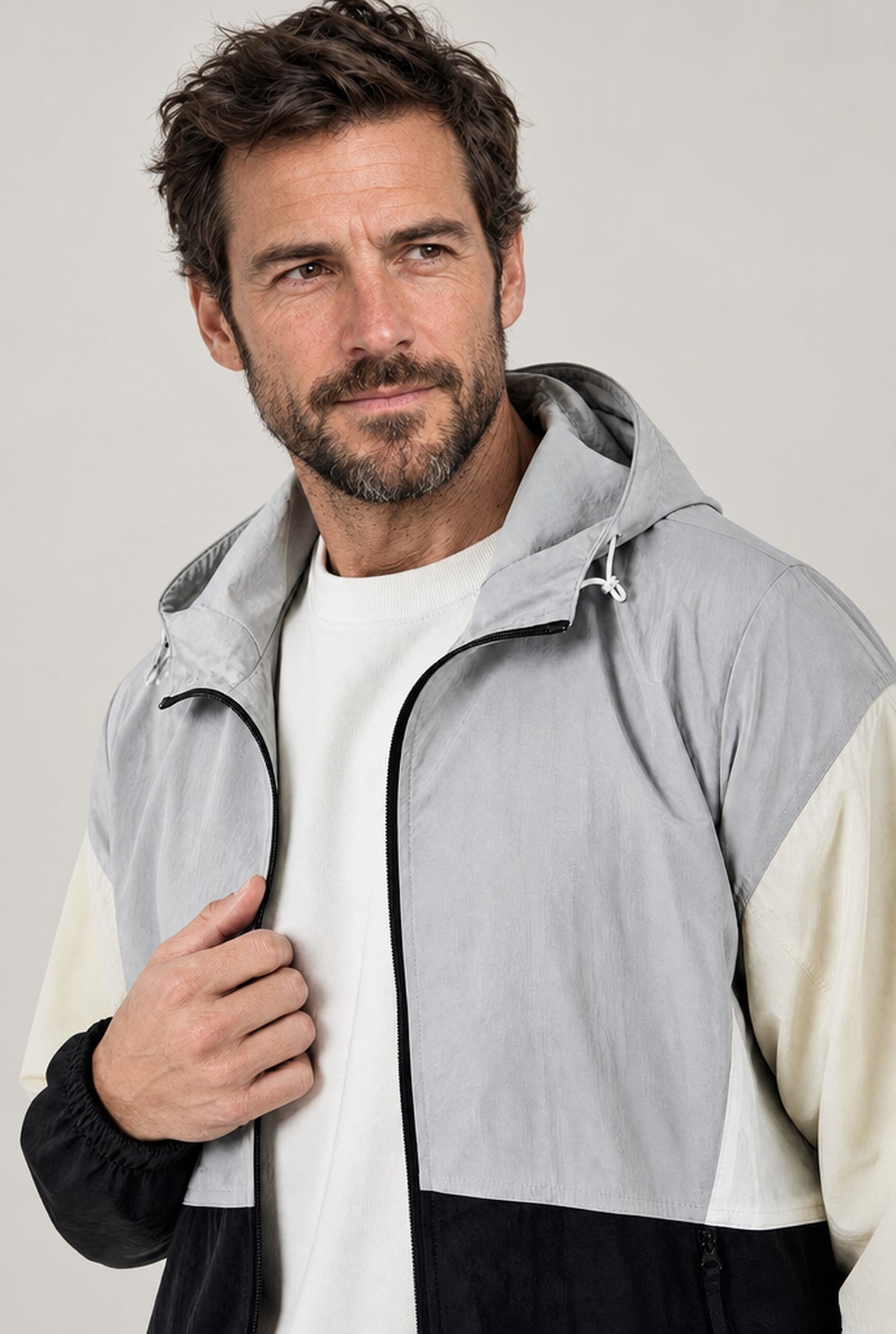 JACKET NORTHPEAK HOODED WINDBREAKER MEN'S