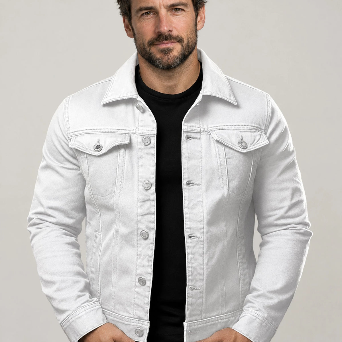 JACKET NORTHPEAK DENIM SLIM MEN'S