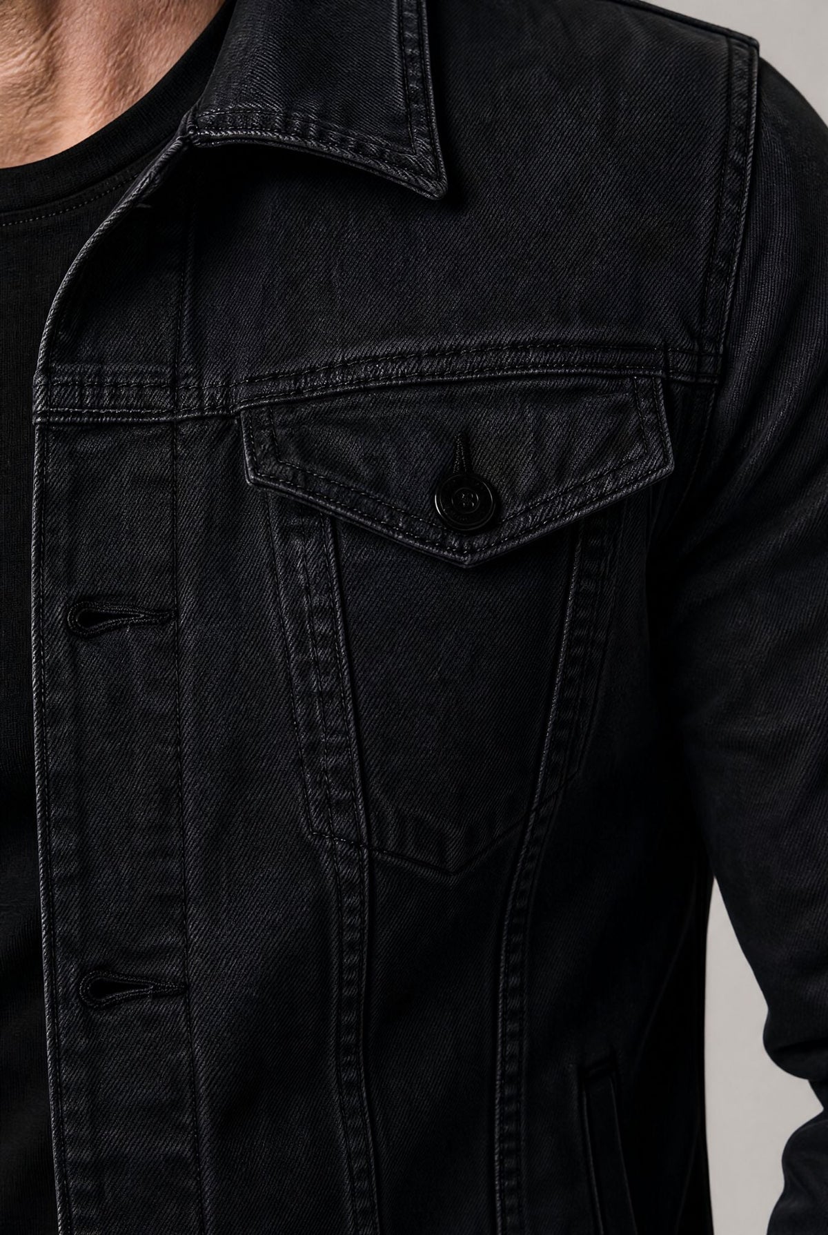 JACKET NORTHPEAK DENIM SLIM MEN'S