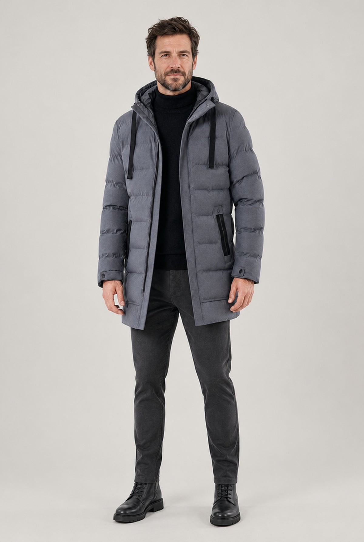 JACKET NORTHPEAK LONGLINE PUFFER WATERPROOF MEN'S