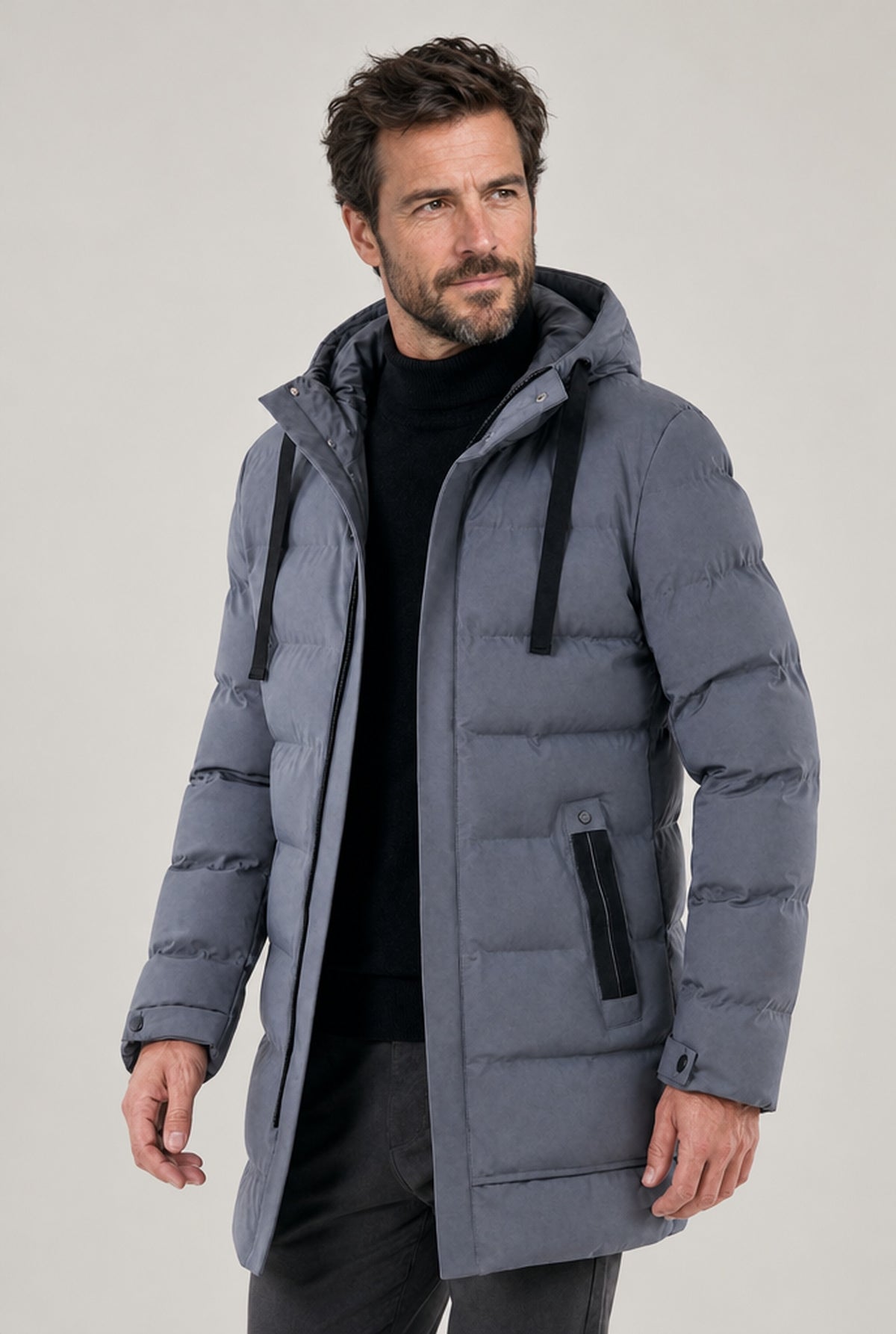 JACKET NORTHPEAK LONGLINE PUFFER WATERPROOF MEN'S