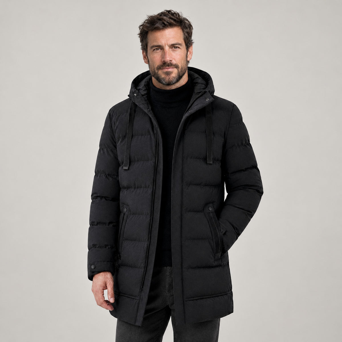 JACKET NORTHPEAK LONGLINE PUFFER WATERPROOF MEN'S