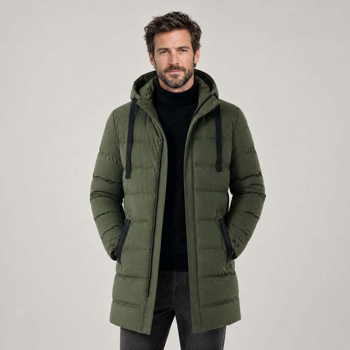 JACKET NORTHPEAK LONGLINE PUFFER WATERPROOF MEN'S