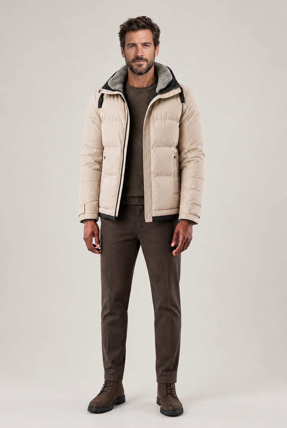 JACKET NORTHPEAK DOUBLE-LINED PUFFER MEN'S