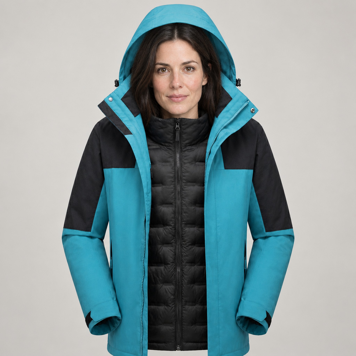 JACKET 3-IN-1 PUFFER NORTHPEAK OUTLANDER WOMEN'S