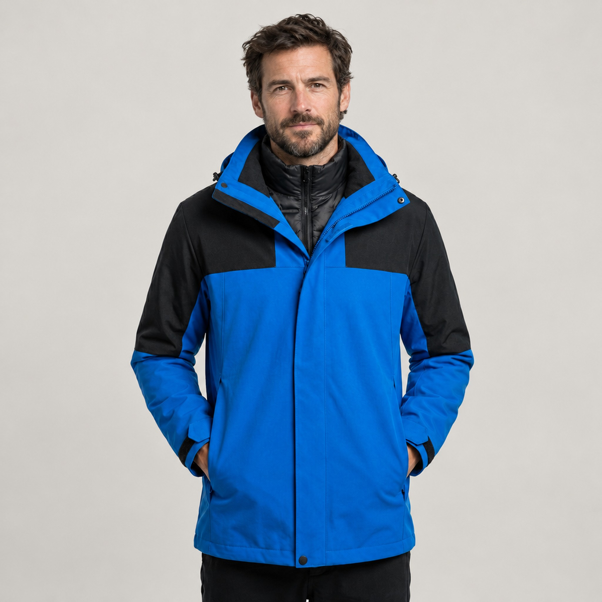JACKET 3-IN-1 PUFFER NORTHPEAK OUTLANDER MEN'S