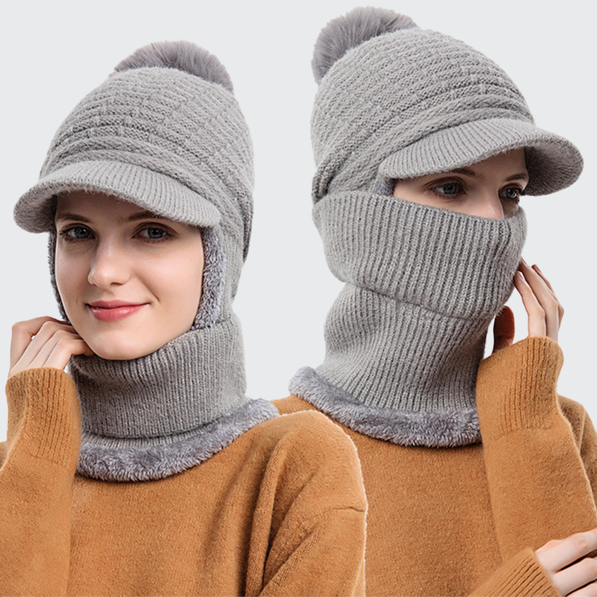 Beanie/Scarf Tricot Women's - view 6