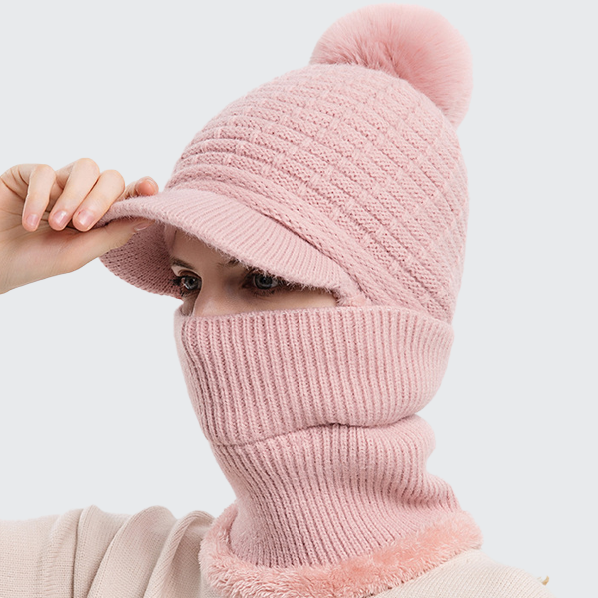 Beanie/Scarf Tricot Women's - view 4